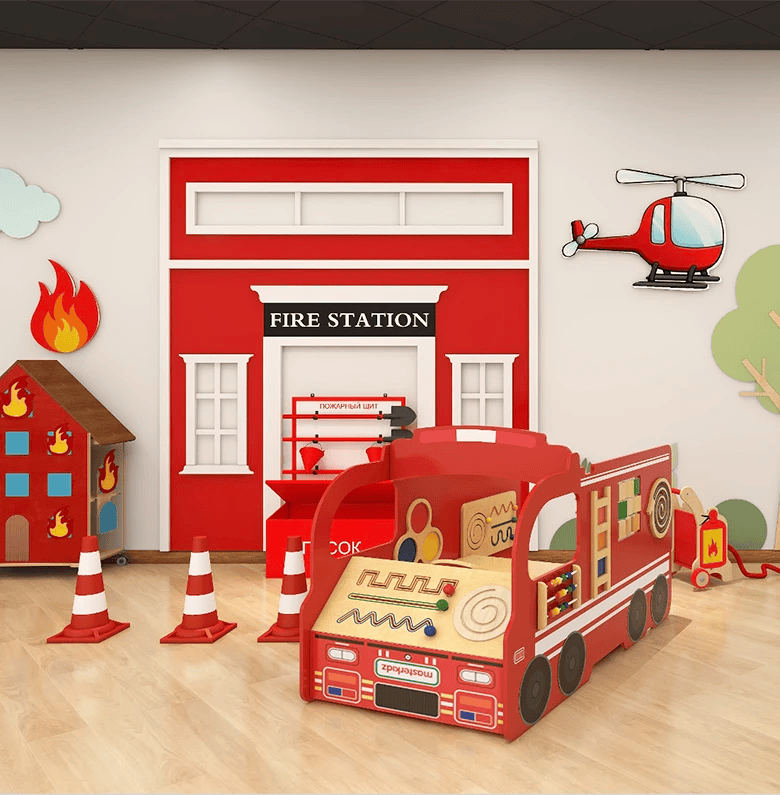 fire station playground at Run n' Hop