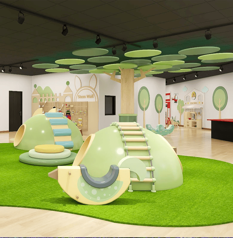 tree playground for kids at Run n' Hop